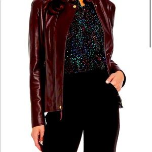 Dillard’s Investments Genuine Leather Moto Jacket